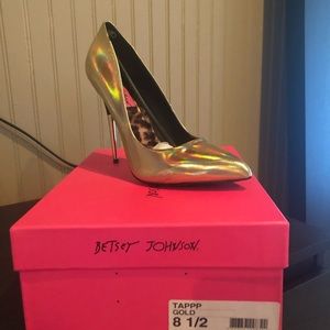 Betsey Johnson Tappp heels.  New in box and never worn.
